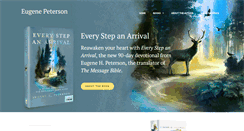 Desktop Screenshot of eugenepeterson.com